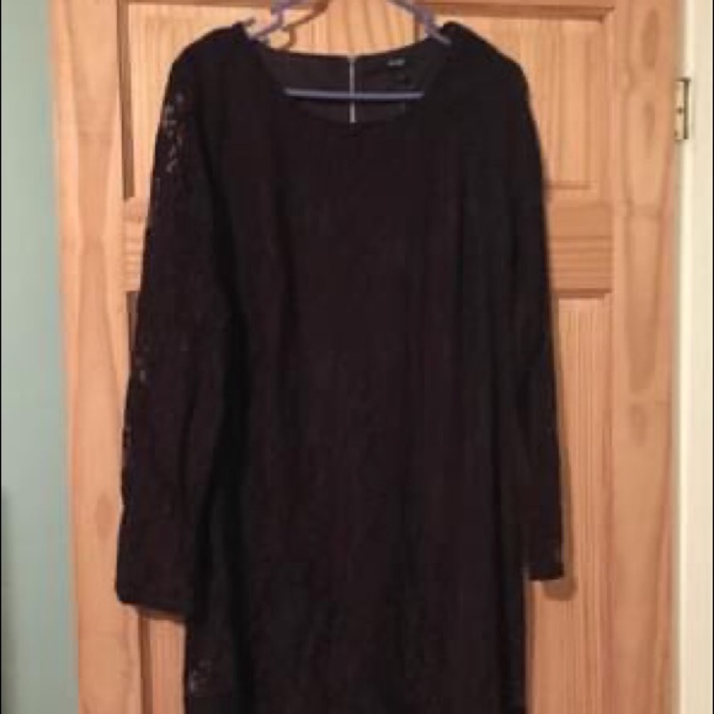 Plum Long-Sleeve Dress
